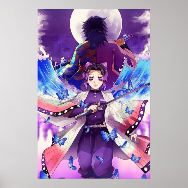 Affiche Kocoho Shinobu X Giyu Tomioka (Devant)