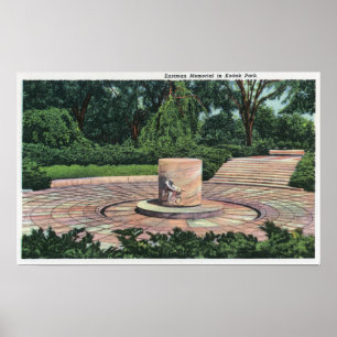 Affiche Kodak Park Vue du mémorial d'Eastman