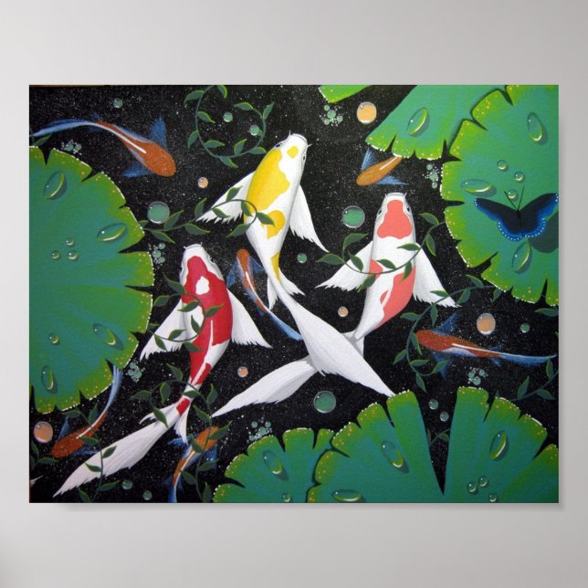 Affiche koi (Devant)