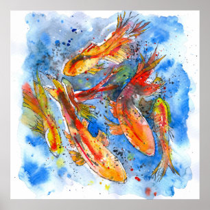 Affiche Koi Dreaming