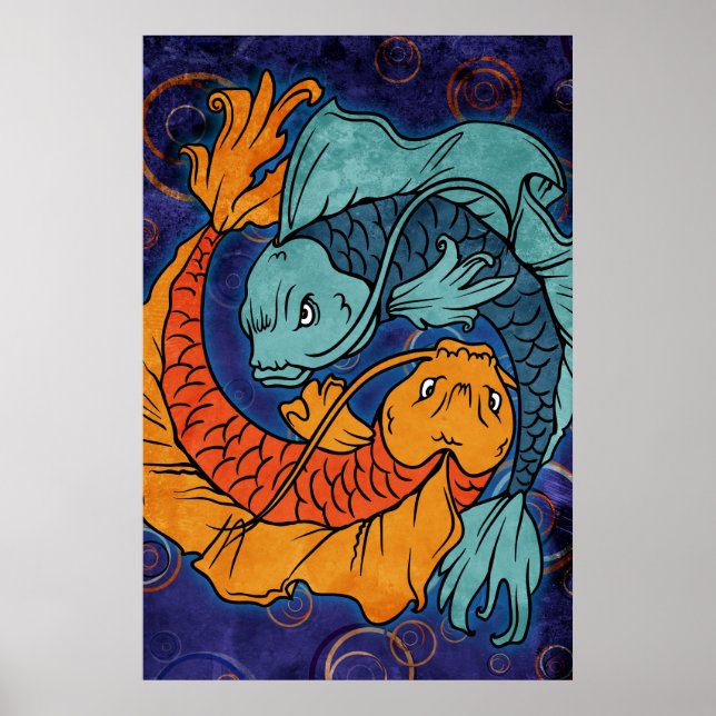 Affiche Koi Fish (Devant)
