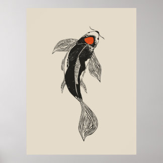 Affiche Koi Fish