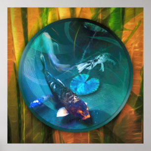 Affiche Koi Fish JOY OF KOI FISH