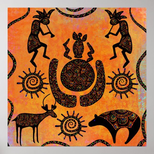 AFFICHE KOKOPELLI  (Devant)