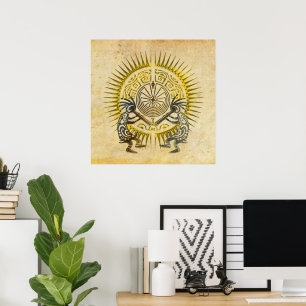 Affiche Kokopelli Duo - Homme Dans Le Maze - Soleil 1