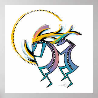 Affiche Kokopelli et Kokopelli Mana