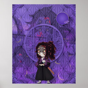 Affiche Kokushibo Haute Lune 1 Chibi