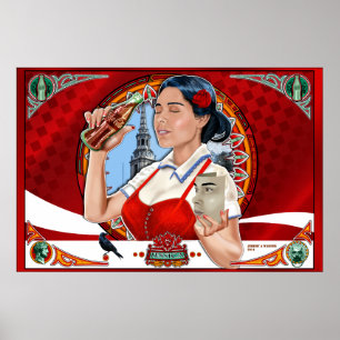 Affiche Kola 28" de remplaçants x 20", papier d'affiche de