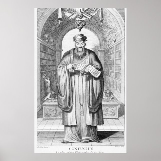Affiche Kong-Fu-Tse, ou Confucius (Devant)