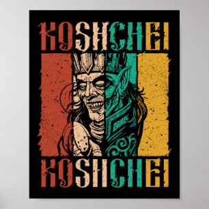 Affiche Koshchei l'immortel Ancestralité Païanisme Ukraine