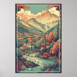 Affiche KOSOVO : Publicité pour les Voyages Anciens