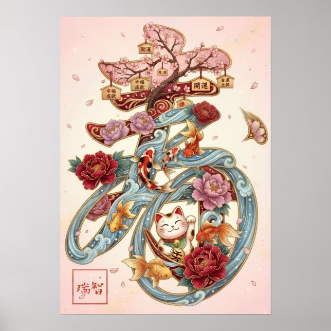 Affiche Kotobuki: Calligraphy "Celebration"260020226 (Devant)