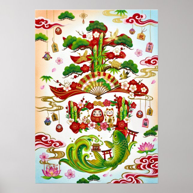 Affiche Kotobuki: Calligraphy "Celebration" Art260020004 (Devant)