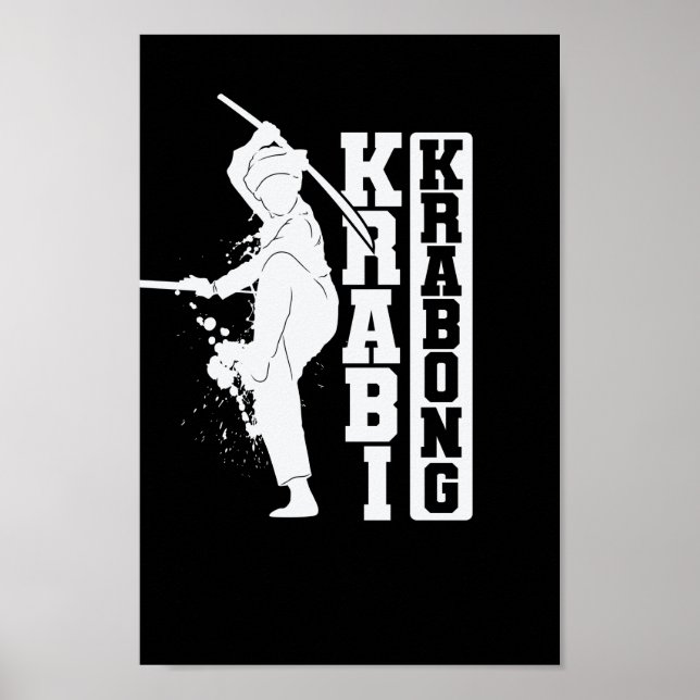Affiche Krabi Krabong Training Kunst (Devant)