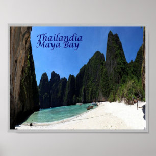 Affiche Krabi - Maya Bay - Thaïlande -