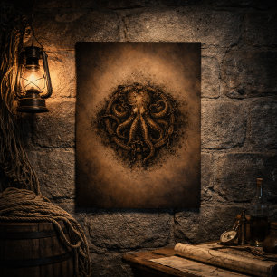 Affiche Kraken Marque Sigil Pirate
