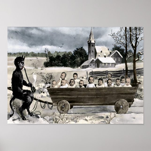 Affiche Krampus déplaisant (Devant)