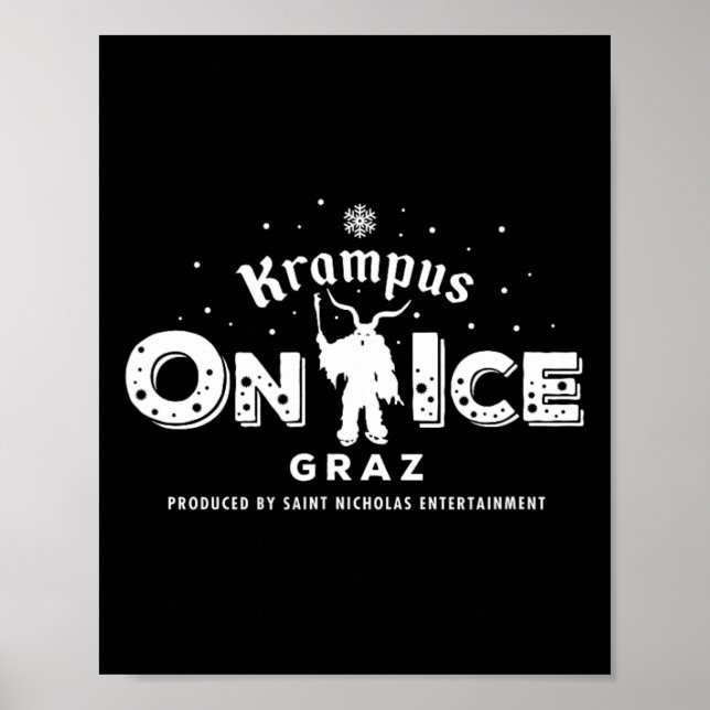 Affiche Krampus Run Graz Autriche (Devant)