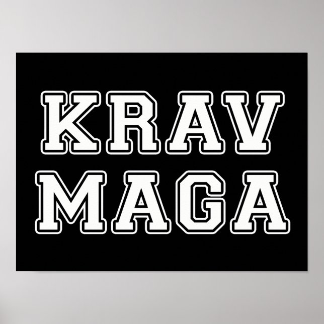 Affiche Krav Maga (Devant)