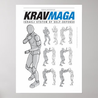 Affiche Krav Maga Defesas para Fora
