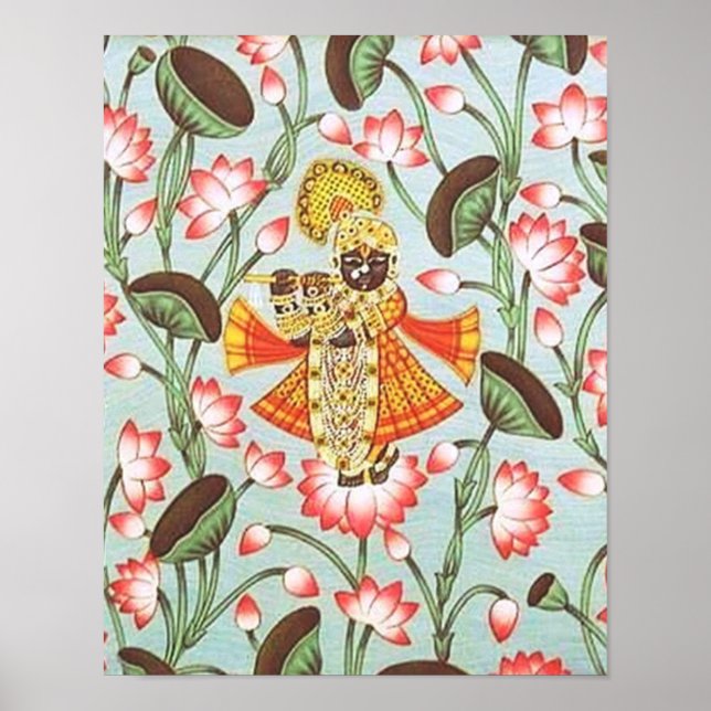 Affiche krishna pichwai (Devant)