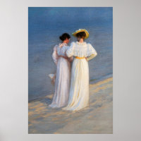 Kroyer - Soirée d'été sur Skagen Beach Closeup