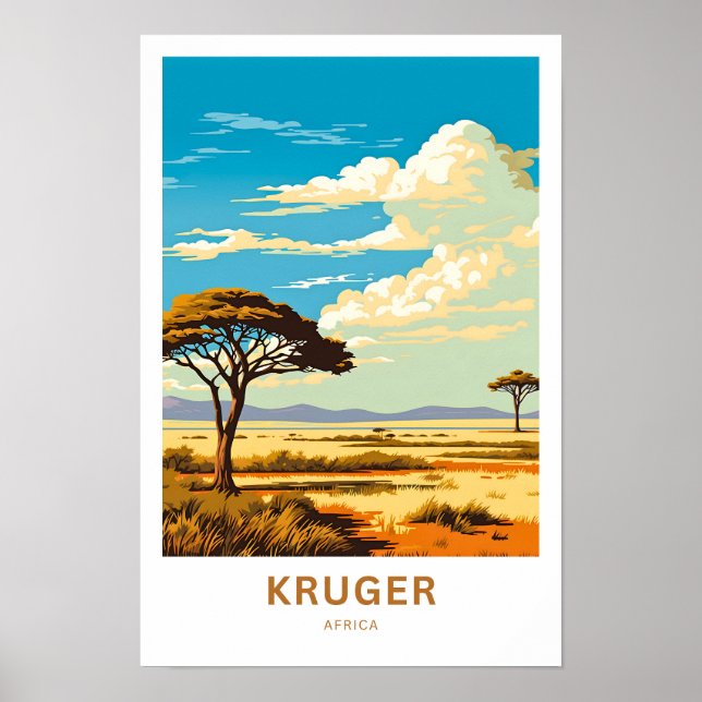Affiche Kruger Africa Imprimer (Devant)