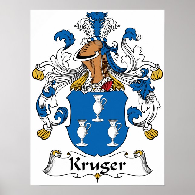 Affiche Kruger Family Crest (Devant)