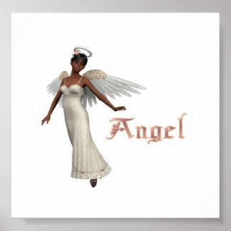 Affiche KRW Angel Africain Américain