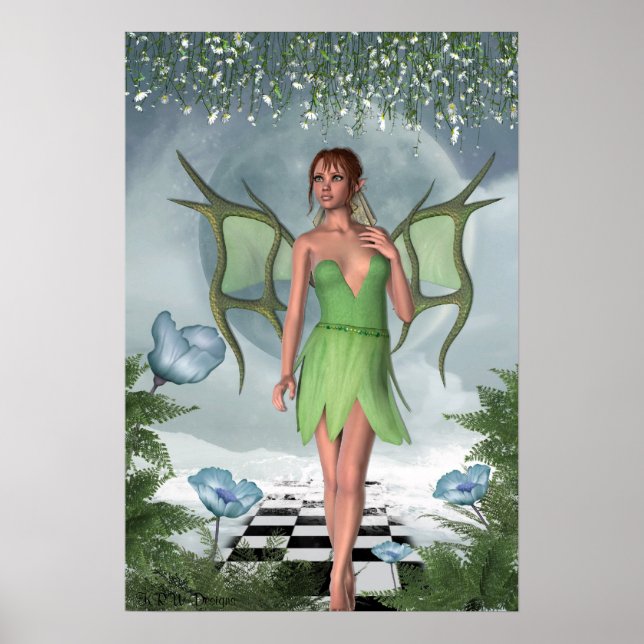 Affiche KRW Moonlit Dreams Fairy Imaginaire Art (Devant)