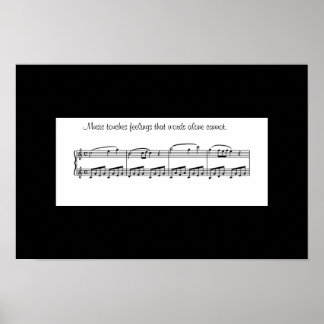 Affiche KRW Music touches feelings that words alone ...