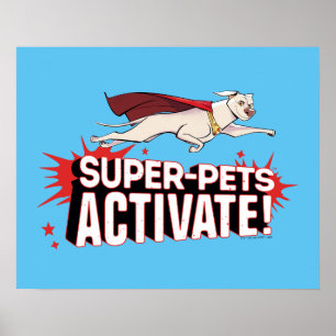Affiche Krypto : Super-Animaux Activez !