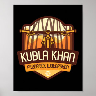Affiche Kubla Khan - Bassin versant de Frederick, Maryland