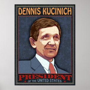 Affiche Kucinich, président