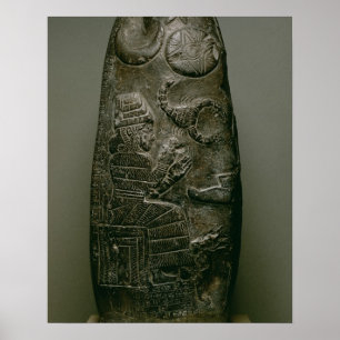 Affiche Kudurru of Nazimaruttash, roi de Babylone, c.1328