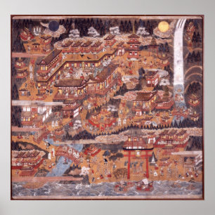 Affiche Kumano Nachi Mandala