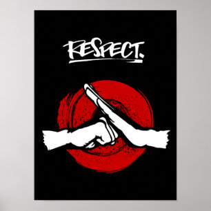 Affiche Kung Fu - Arts martiaux - Respect