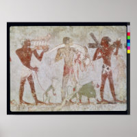 Kushites carrying tributes of gold