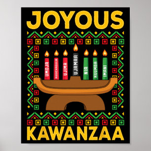 Affiche Kwanzaa - Joyous Kwanzaa