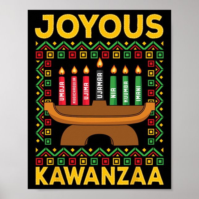 Affiche Kwanzaa - Joyous Kwanzaa (Devant)