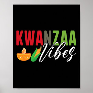 Affiche Kwanzaa Vibes African American Harvest Festival