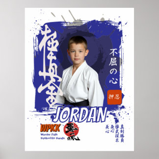 Affiche Kyokushin Dojo Student Belt Commemoration