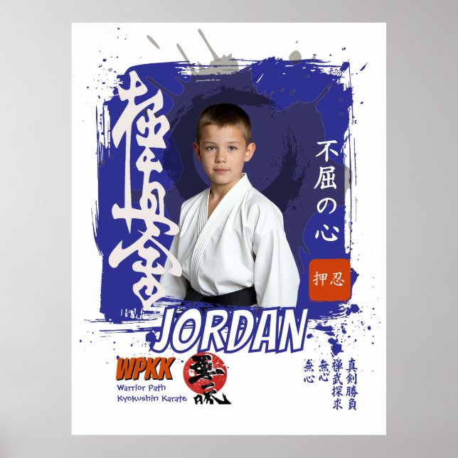 Affiche Kyokushin Dojo Student Belt Commemoration (Devant)