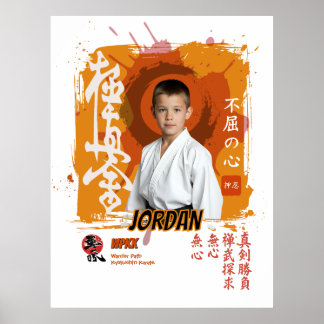 Affiche Kyokushin Dojo Student Belt Commemoration