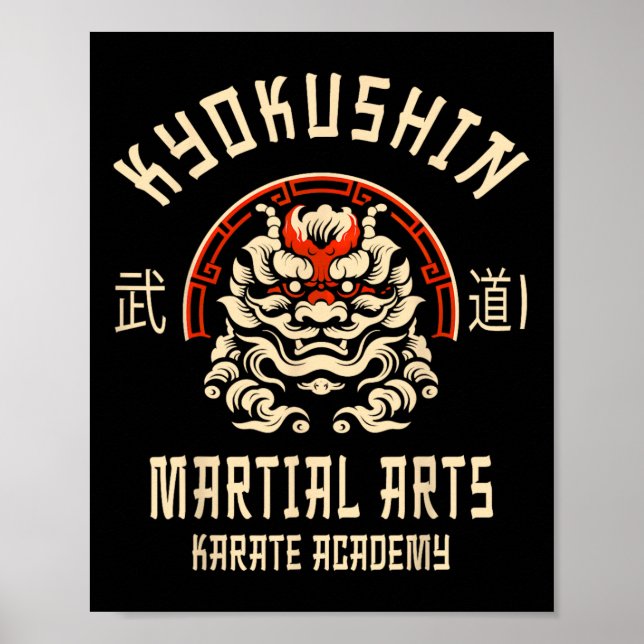 Affiche Kyokushin Karate Japanese Martial Arts  (Devant)