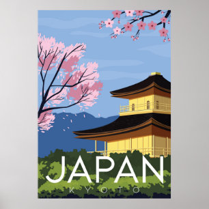 Affiche Kyoto Japon