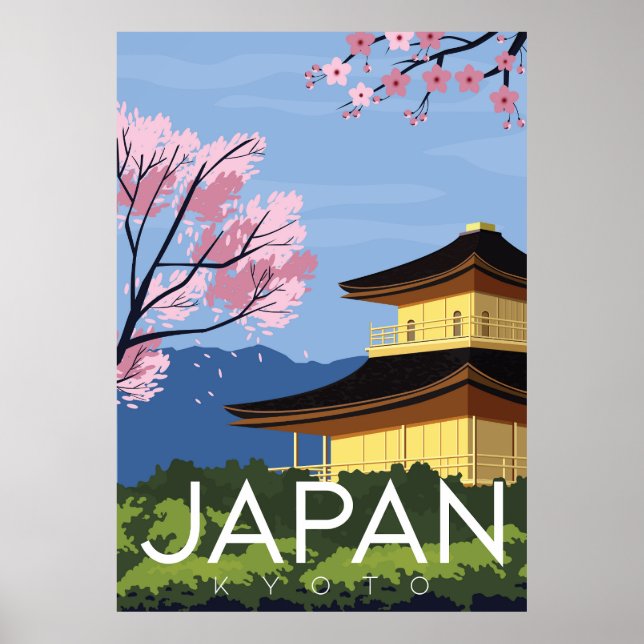 Affiche Kyoto Japon (Devant)