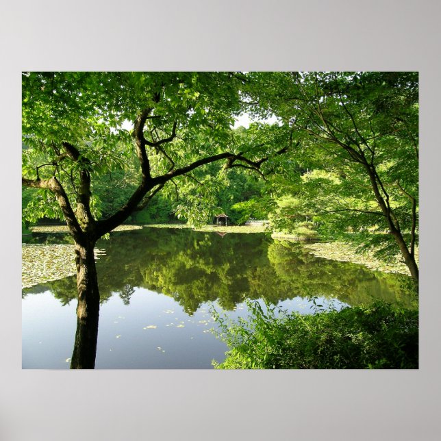 Affiche Kyoto Japon réflexions (Devant)