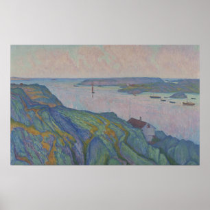 Affiche Kyrkesund, 1911 (huile sur la toile)