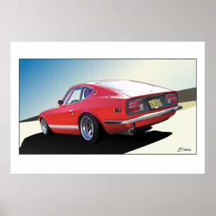 Affiche Kyusha Kai Datsun 240z